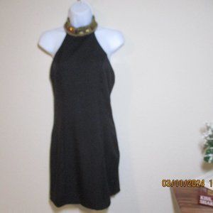 AVEC BLACK MINI DRESS